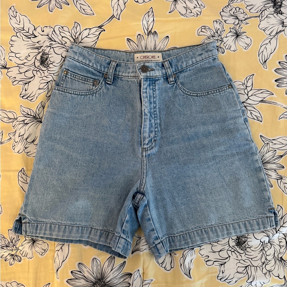 Vintage Cherokee Women's Light Blue Jean Shorts
